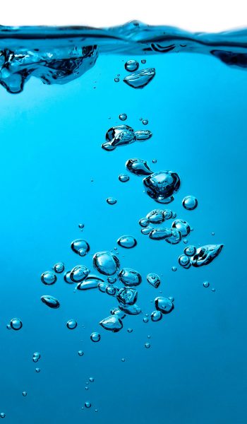Blue water background underwater